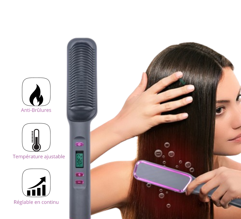 SUBLYPro™  Peigne démêlant et lissant